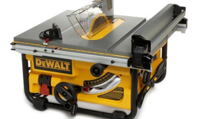 Save $388.44 on a New DEWALT Compact Table Saw! WOW!