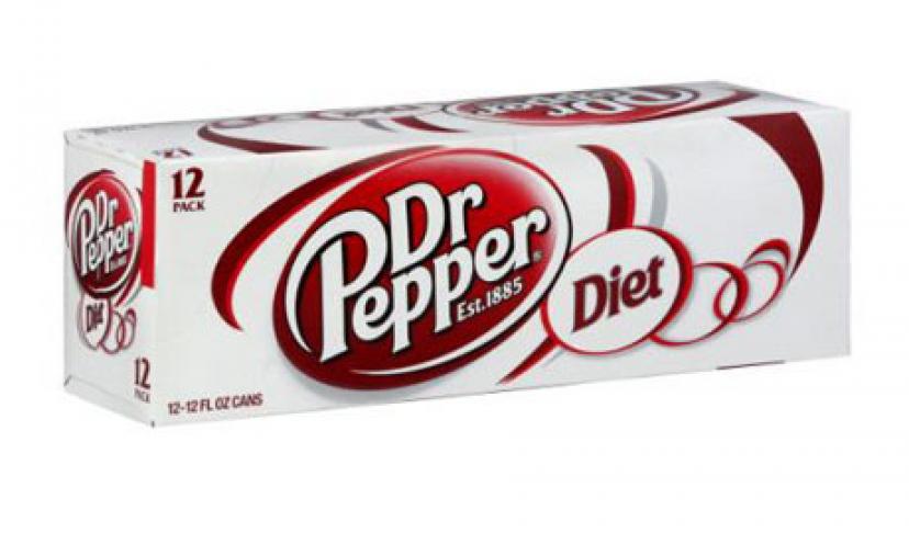 Get $0.50 Off One 12-pack of Diet Dr Pepper!