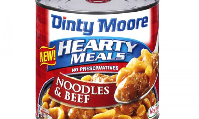 Get $1 Off Any Two Dinty Moore Products!