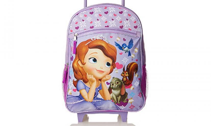 Get 30% Off The Fast Forward Girl’s Sophia The First Roller Backpack!
