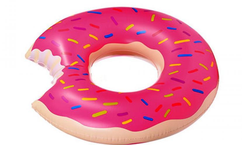Save 40% on a Giant Inflatable Donut Pool Float!