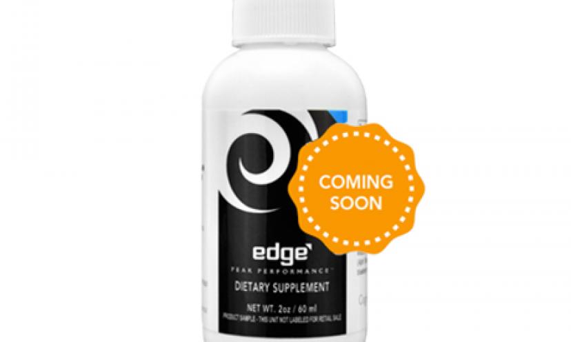 Get a FREE Edge Dietary Supplement Sample!