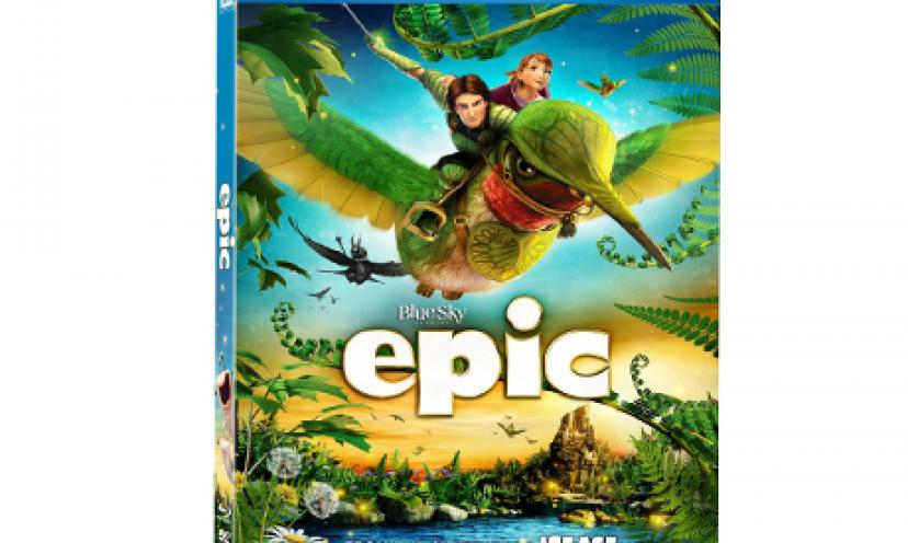 Dive into an adventure for the whole family with Epic on Blu-ray, now 70% off