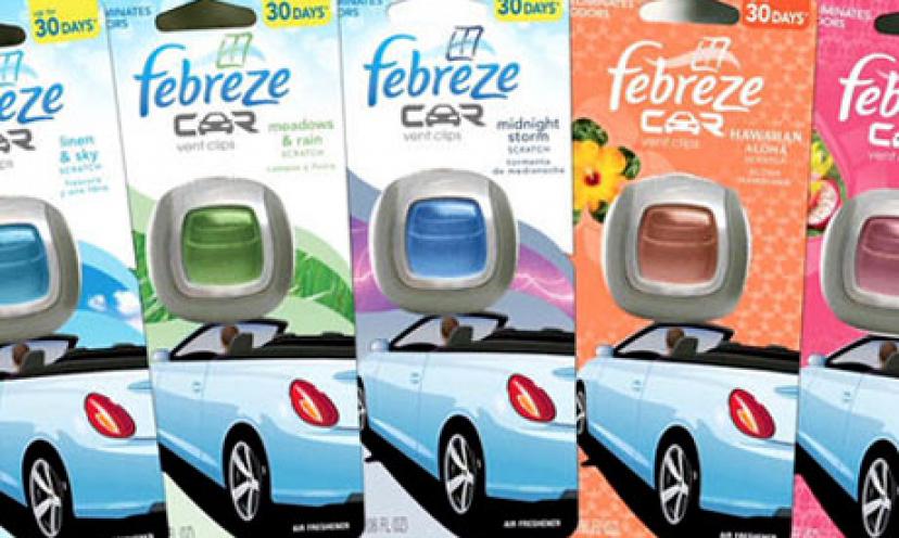Get Febreze Car Vent Clips For Less!