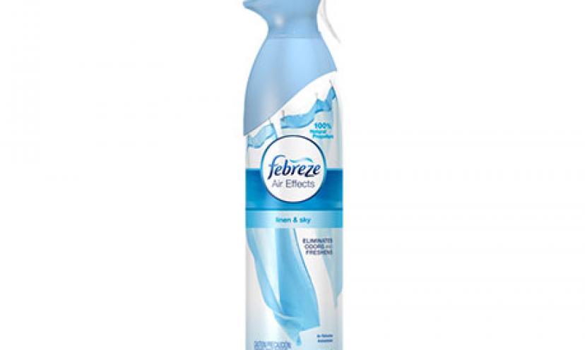 Get $0.75 off one Febreze Air Effects product!