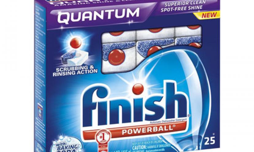 Get $0.55 Off One Finish Dishwasher Detergent!