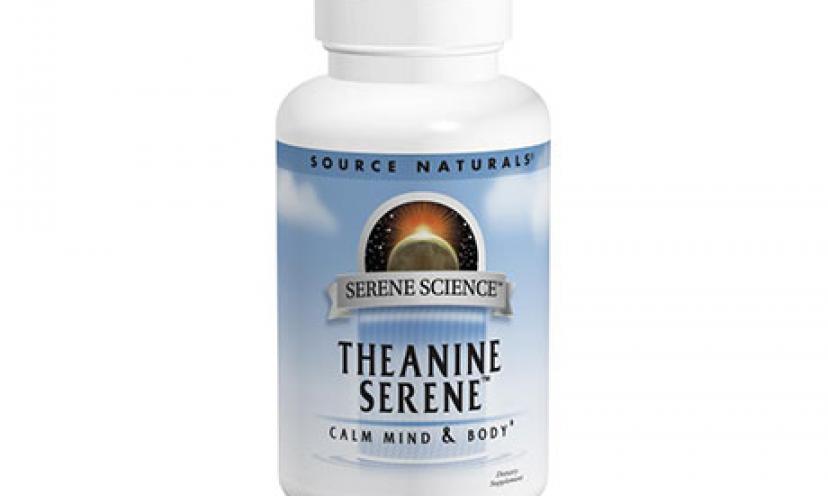 Get a FREE Sample of Source Naturals Theanine Serene!