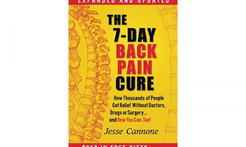 Get a FREE Copy of The 7-Day Back Pain Cure Book!
