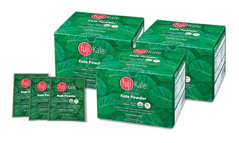 Get FREE fujiKale Organic Powdered Kale!