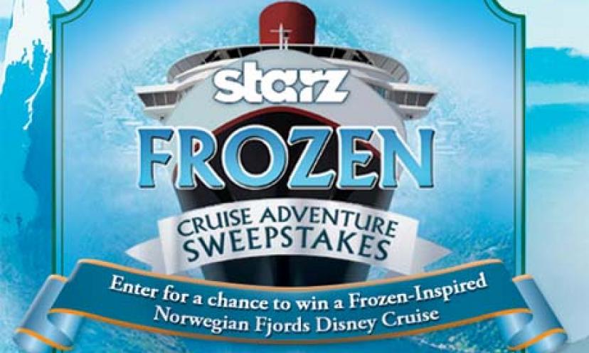 Set Sail on a Frozen-Inspired Disney Cruise when you Win!