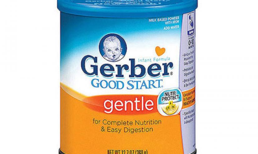 Get 2 FREE Cans of Gerber Formula and a $5 Coupon Here!