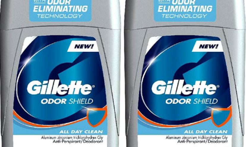 Save on Gillette Antiperspirant or Deodorant Products!