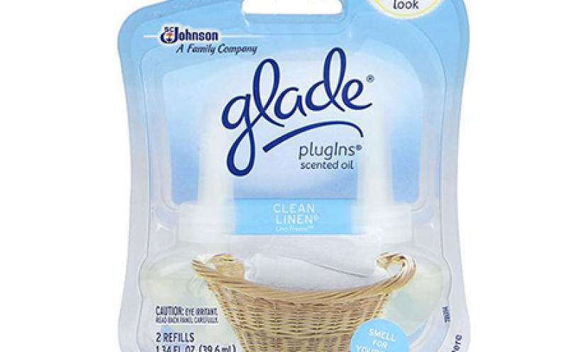 Save $1.25 off any Glade Plug-Ins Scented Oil Twin Refill or Two Single Refills