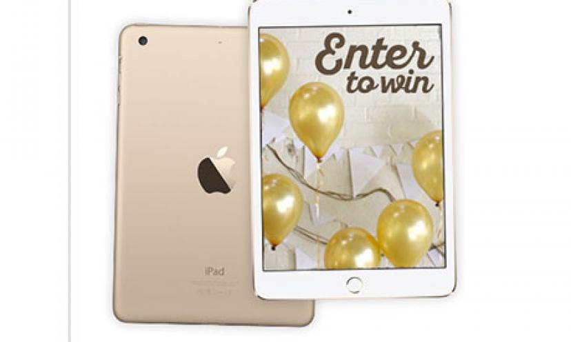 Win a Golden Apple iPad Mini 3!