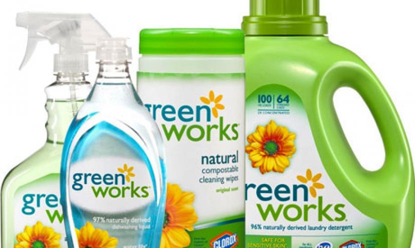 Save on Green Works Natural Cleaning Products!