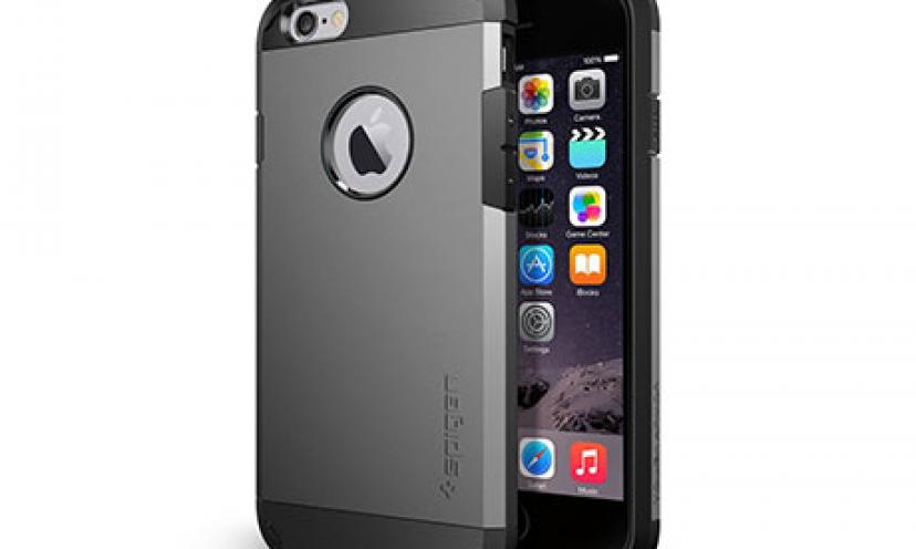 Save 46% on the Spigen Heavy Duty Tough Armor Case for iPhone 6