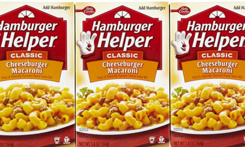FREE Ground Beef When You Buy Three Boxes of Hamburger Helper!