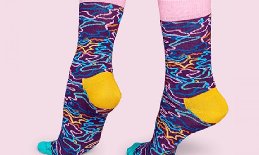 Save 15% off site wide only at HappySocks.com!