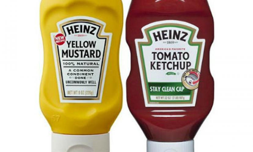 Get $1.00 off Heinz Tomato Ketchup and Yellow Mustard