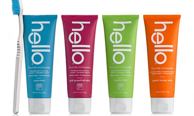 $1 off Hello Naturally Friendly Toothpaste, Mouthwash or Breath Spray!