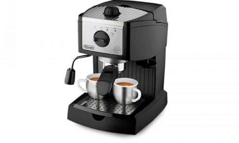 Get 49% Off the De’Longhi Espresso and Cappuccino Maker!
