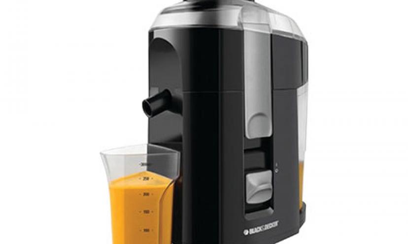 Save 40% Off on the Black & Decker Fruit and Vegetable Juice Extractor!