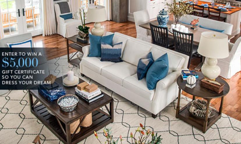Redecorate When You Win a $5,000 Ethan Allen Shopping Spree!