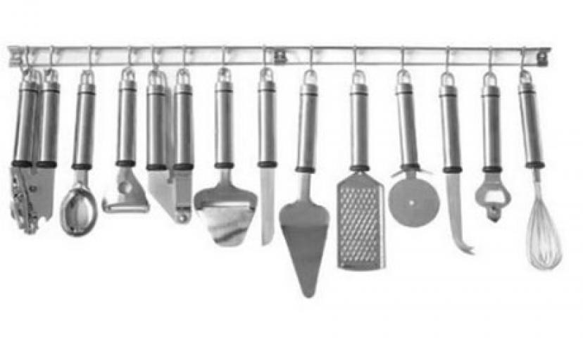 Save 60% Off HomeStart 13-Piece Stainless Steel Tool and Gadget Set!