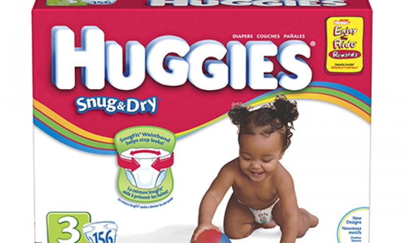 Get $2 off a package of Huggies Diapers