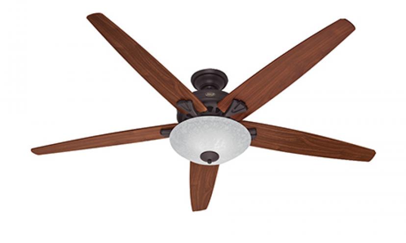 Save $187.20 on Hunter Fan Company Stockbridge 70-Inch Ceiling Fan!