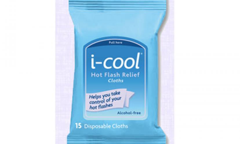 Get FREE i-cool Hot Flash Relief Cloths!