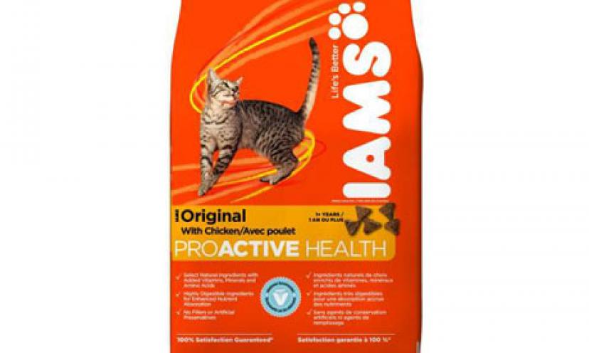 Get $2.00 Off One IAMS Dry Cat Food Bag!