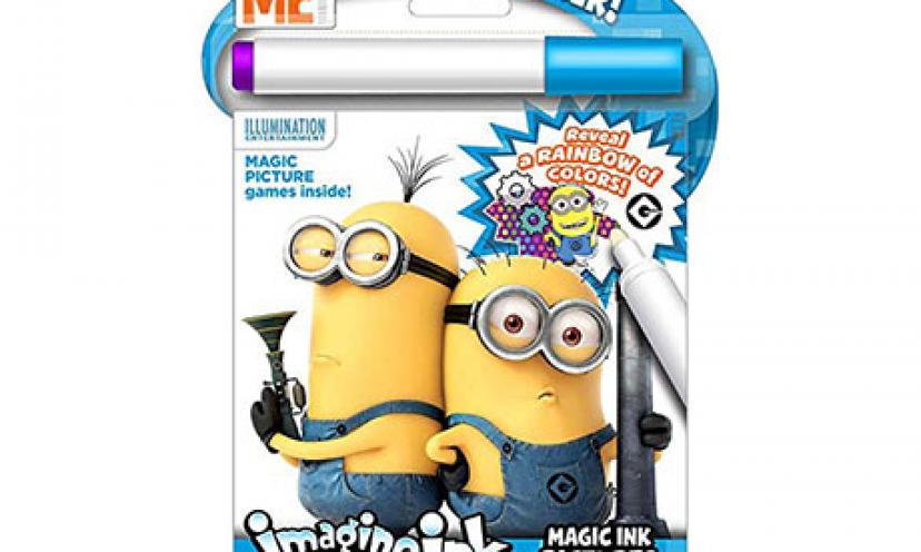Save 30% Off on Despicable Me Magic Ink Activity Book!