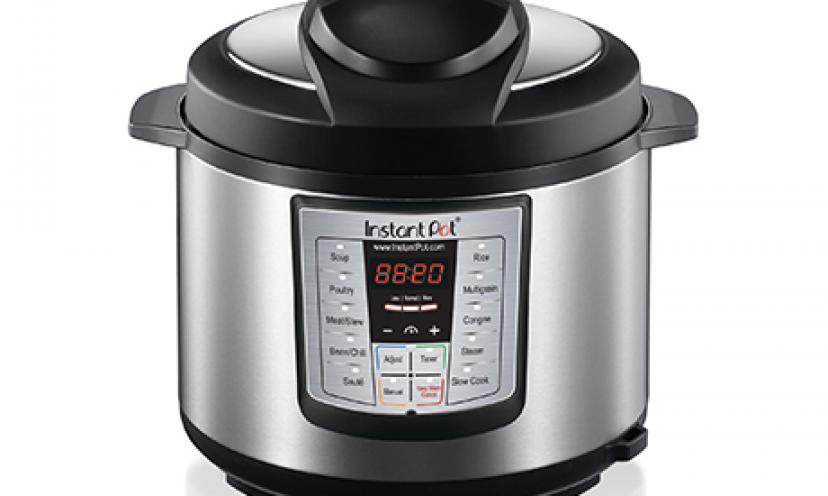 Enjoy 47% off the Instant Pot 6-in-1 Programmable Pressure Cooker
