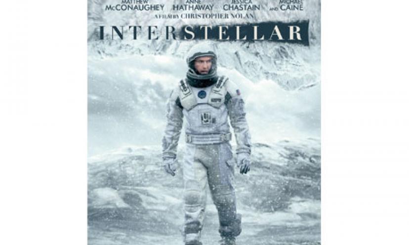 Watch Interstellar on Blu-ray for 50% Off!