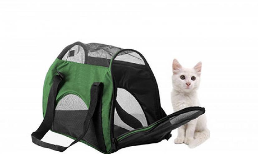 Save 42% Off on the Zampa Soft-Sided Pet Carrier!