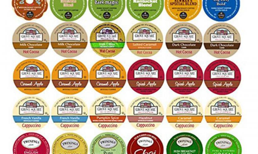 Save 20% on a 30-count K-cup Variety Pack!