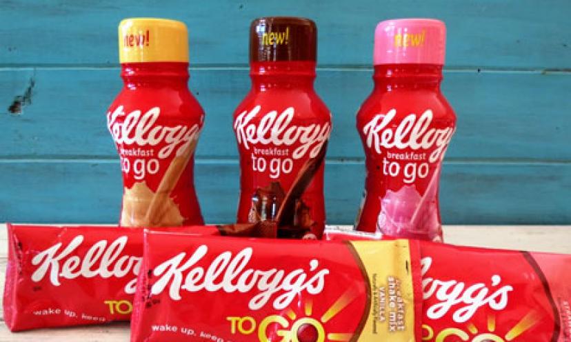 Enjoy Kellogg’s To-Go Shakes For Less!