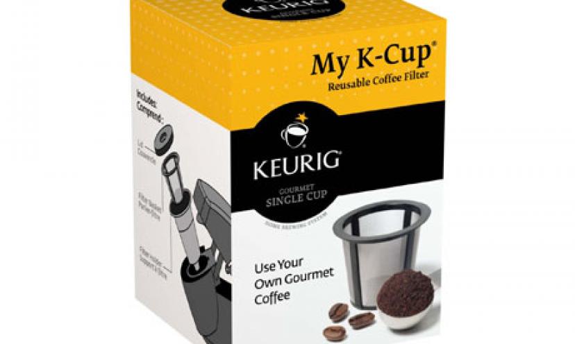 Save 61% on the Keurig My K-Cup Reusable Coffee Filter!