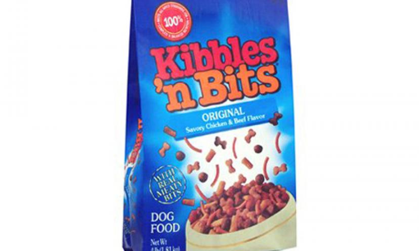 Get $2.50 off 1 bag of Kibbles ‘n Bits Dry Dog Food