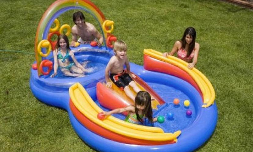 Get 30% Off the Intex Rainbow Ring Pool Play Center!
