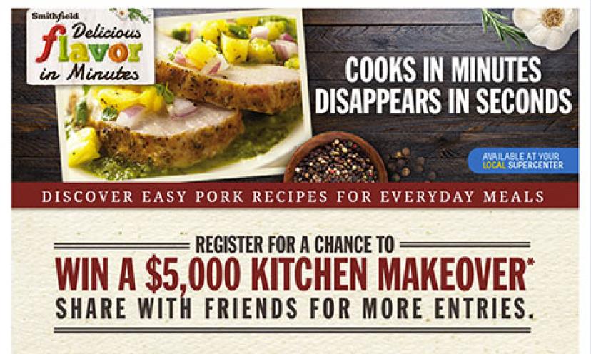 Enter for a Chance to Win a $5,000 Kitchen Makeover!