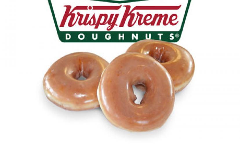 FREE Original Glazed Doughnut From Krispy Kreme!