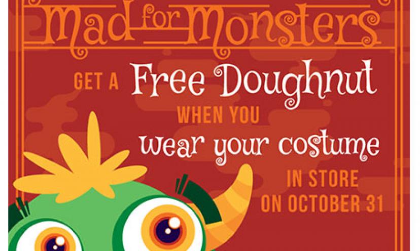 This freebie is scary good! Get a FREE doughnut at Krispy Kreme today ONLY