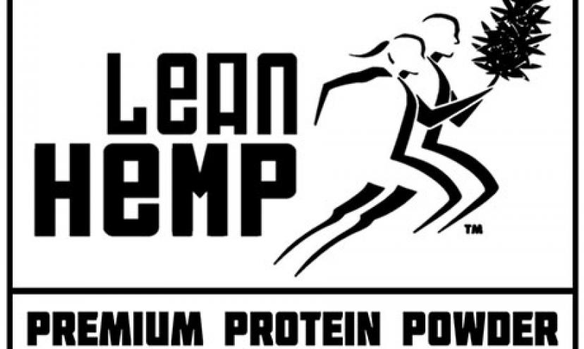 Get your FREE sample of LeanHemp Protein Powder