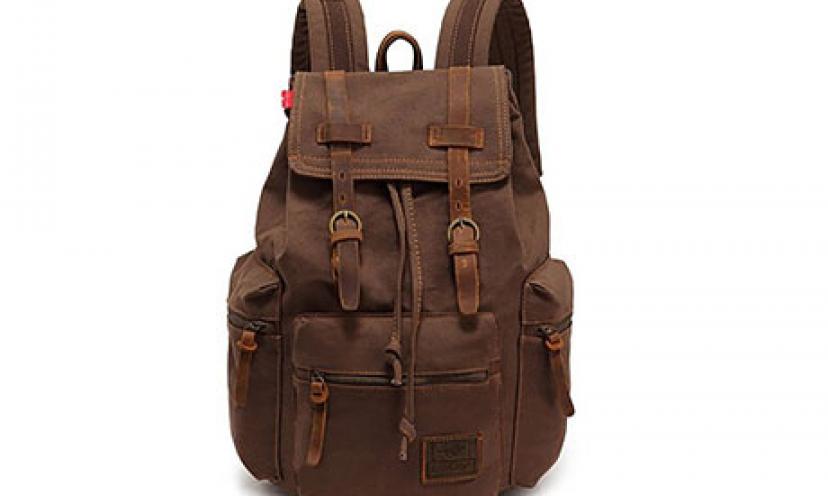Save 20% Off on the EasyBest Fashion Leisure Men’s Leather Backpack!
