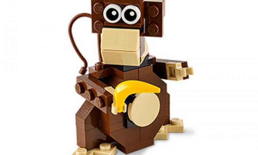 Build Your Own LEGO Monkey Mini Model at Lego Stores for FREE!