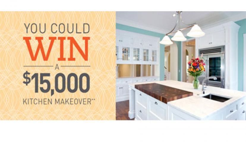 Win a $15,000 Kitchen Makeover!