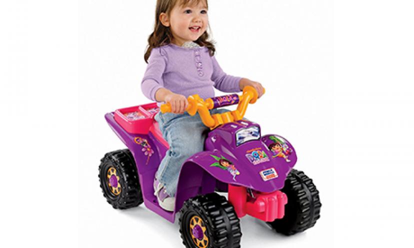 Enjoy 41% Off the Fisher-Price Power Wheels Dora Lil Quad!
