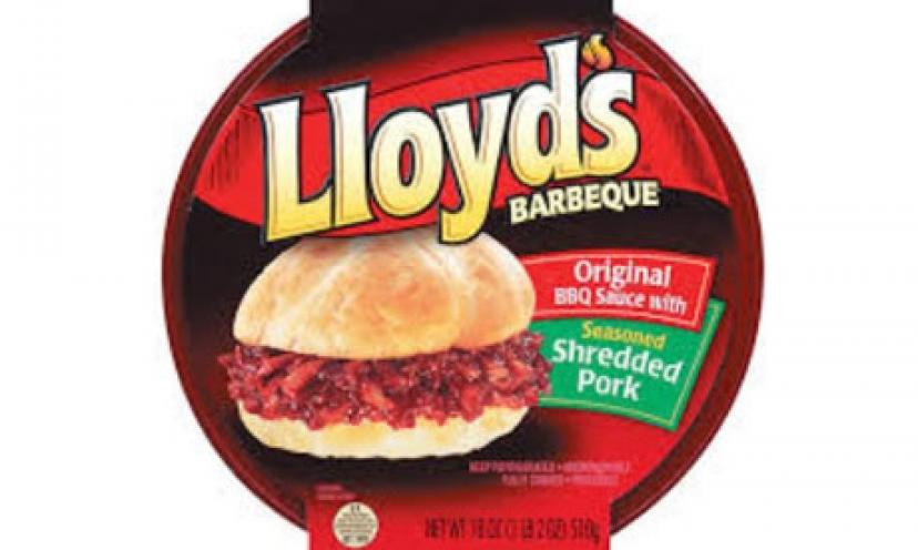 Get $1.00 Off Any One LLOYD’S Barbecue Product!
